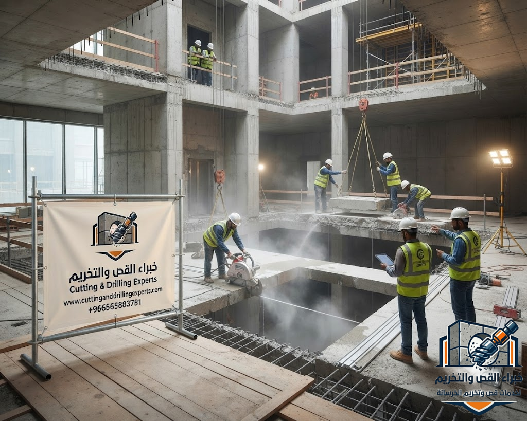أفضل شركة تنفيذ فتحات مصاعد خرسانية حي العزيزية مكة وفق المخططات الهندسية
